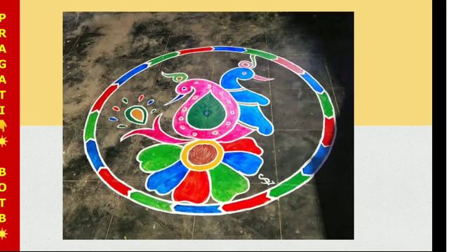 50+ Easy Freehand Akshaya Tritiya Beautiful kalasa,lotus, yellow,pink color flower Kolangal Designs смотреть онлайн