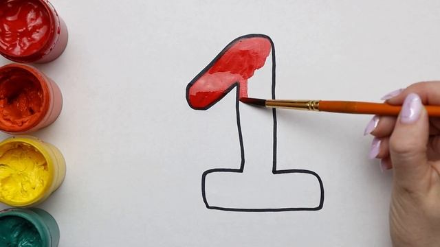 Drawing a picture of one | Нарисуй картинку числа | dessiner un nombre | ارسم صورة للفطر смотреть онлайн