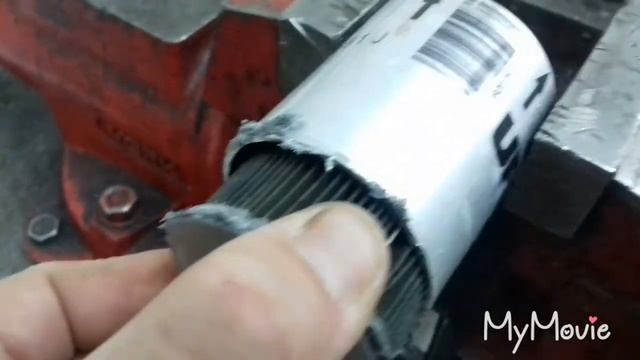 Распил топливного фильтра от VW POLO. Будни на СТО. смотреть онлайн