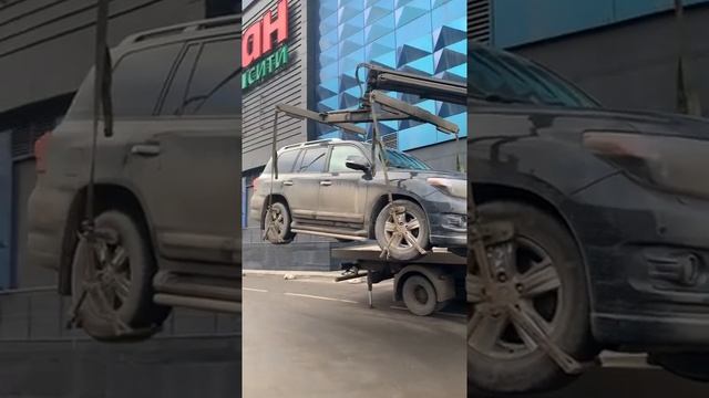 Toyota LC200 бензин вместо дизельного топлива. смотреть онлайн
