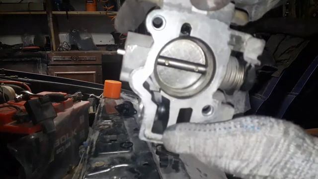 Чистка ДРОССЕЛЬНОЙ ЗАСЛОНКИ в домашних условиях