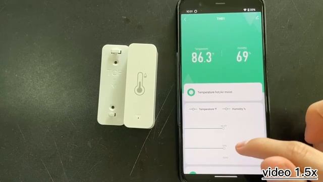 Датчик температуры и влажности Tuya Zigbee для Алисы смотреть онлайн