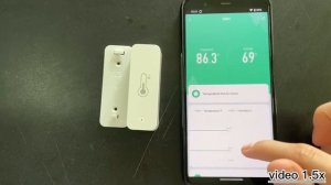 Датчик температуры и влажности Tuya Zigbee для Алисы