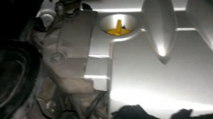 Renault Megane II 1.6, 16v после чистки клапана фазорегулятора (первый запуск).