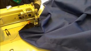 Как изготавливается тент из оксфорда за 2 минуты