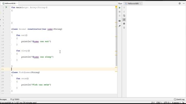 Kotlin Tutorial - 24 - Implementing Inheritance in Kotlin смотреть онлайн