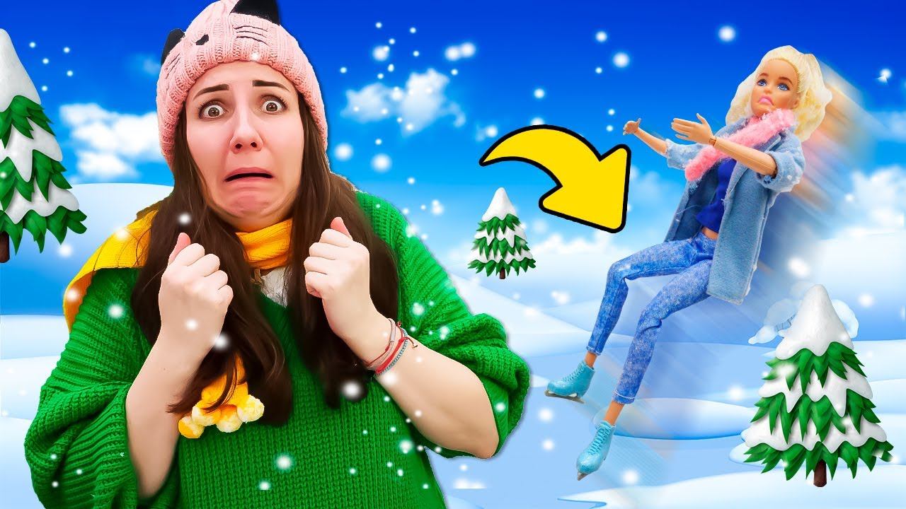 Я не хочу в школу — Куклы Барби соревнуются в фигурном катании! Видео для девочек игры в куклы смотреть онлайн