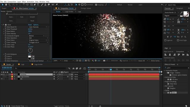 After Effects Tutorial: Particles Logo & Text Animation - Trapcode Particular Tutorial смотреть онлайн