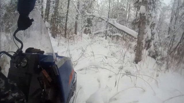 Покатушка на снегоходе Буран! смотреть онлайн