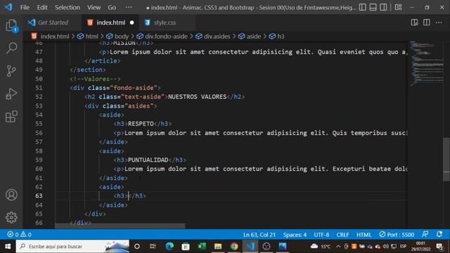 Sesion 00 Uso de Fontawesome,Heigth 100VH y Flexbox смотреть онлайн
