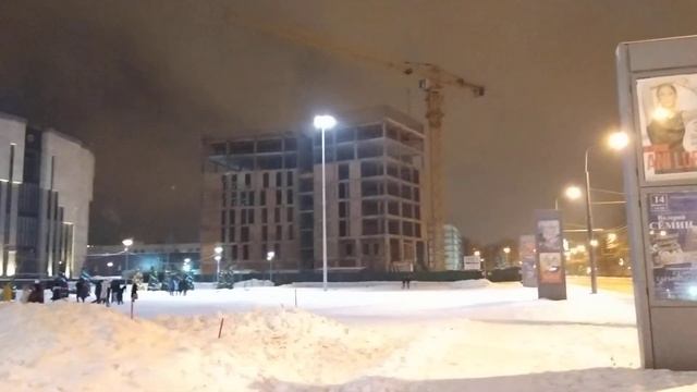 С новым годом в Пензе юбилейная площадь. смотреть онлайн