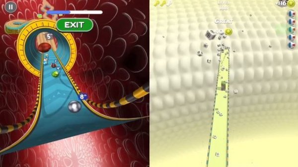 Going Balls Vs Sky Rolling Ball 3D, Fly Ball, Action Balls, Rollance Adventure Balls, Sky Escape