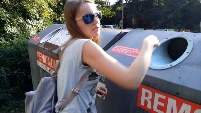 Куда выкидывать бутылки в Германии? Как выбрасывают стекло немцы! Аугсбург. смотреть онлайн