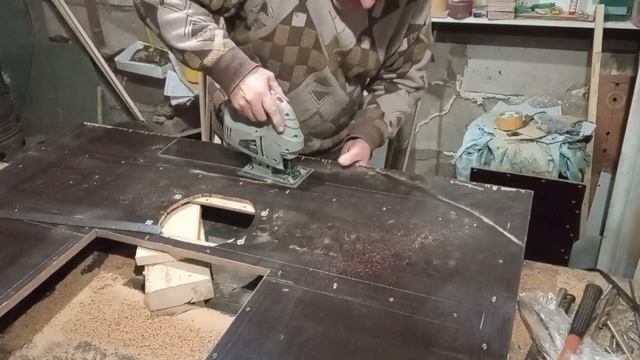 Циркулярка часть 4 установка пилы в стол