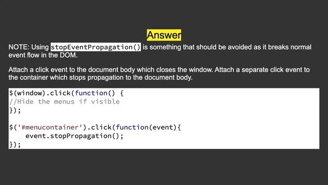 How do I detect a click outside an element? смотреть онлайн