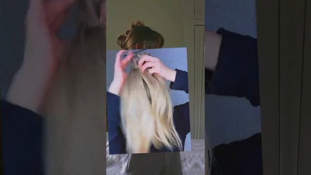 ?•красивый пучок на длинные волосы•? смотреть онлайн