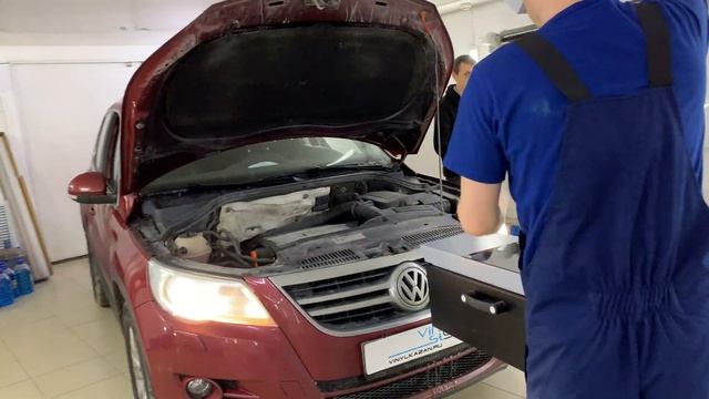 Регулировка фар автомобиля Volkswagen Tiguan по ГОСТ-у смотреть онлайн