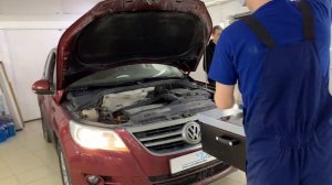 Регулировка фар автомобиля Volkswagen Tiguan по ГОСТ-у