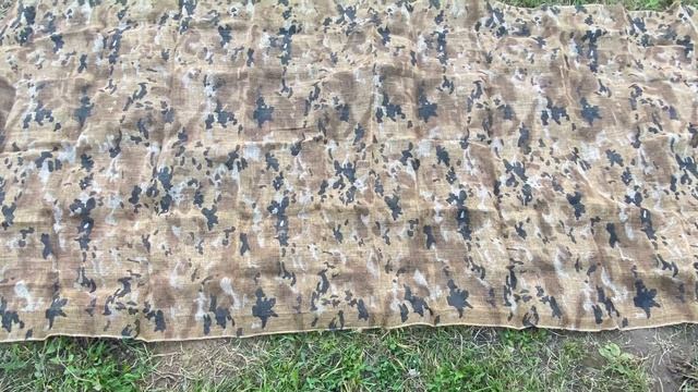 Камуфляжная мешковина Бурлап-болото от компании маскировочный клуб смотреть онлайн