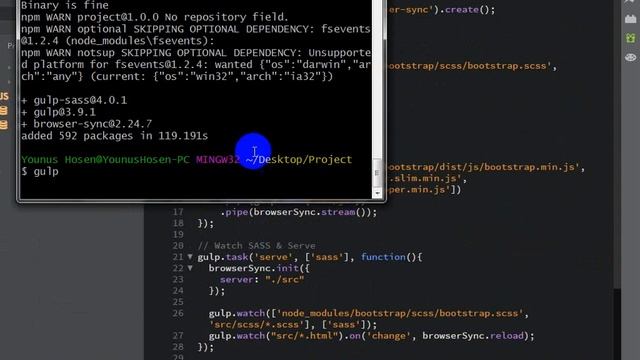 #3 [ Node.js & Git Bash Final Setup ] смотреть онлайн