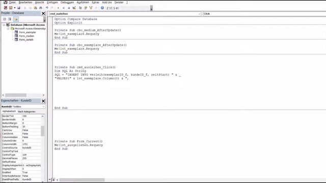 MS Access MedienDB 13 INSERT INTO смотреть онлайн