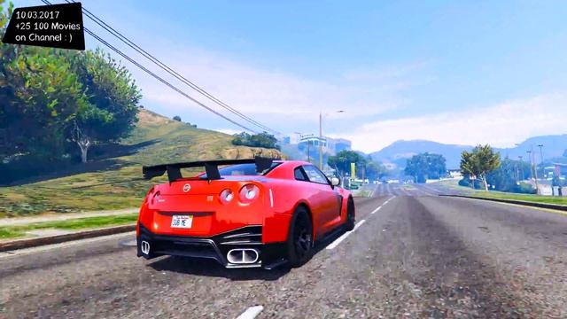 2015 Nissan GT-R 35 Nismo - GTA V ? 4K / 60FPS ? GTX 1080 / 2160p _REVIEW смотреть онлайн