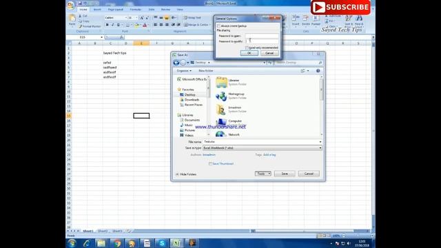 Protect Excel file with Password смотреть онлайн