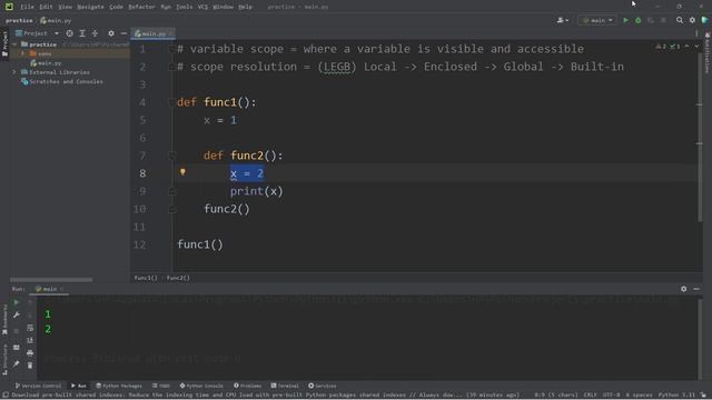 What is Python scope resolution? ? смотреть онлайн