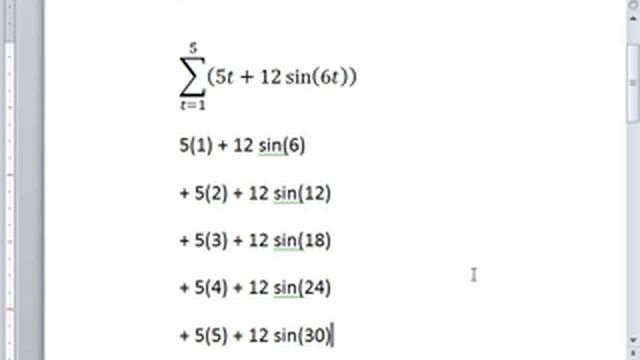 Summations and For Loops смотреть онлайн