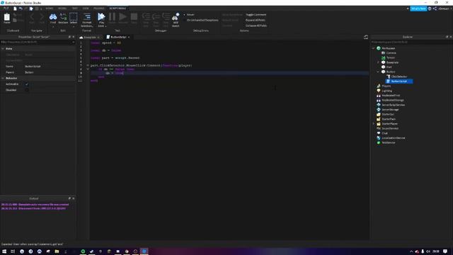 WalkSpeed Button | Roblox Scripting Tutorial смотреть онлайн