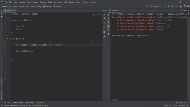 Belajar Kotlin OOP Bahasa Indonesia - 21 - Enum Class смотреть онлайн