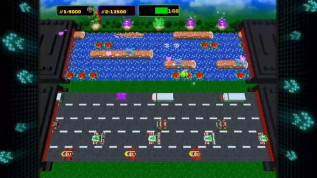 [WiiWare] Frogger: Hyper Arcade Edition - Lady Bug Rescue Gameplay смотреть онлайн