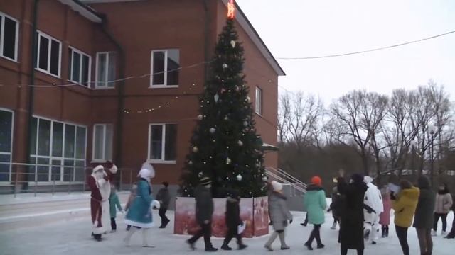 Открытие Новогодней ёлки 2021 Чучково смотреть онлайн