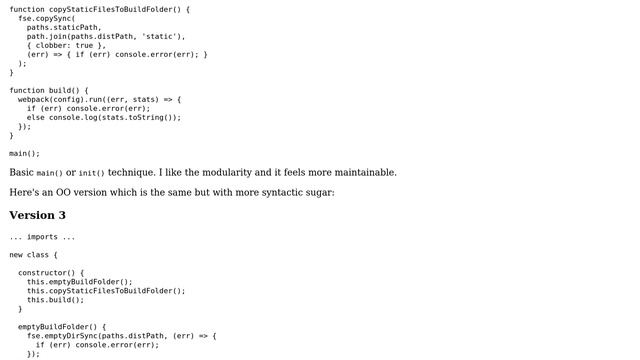 Code Review: Three variations on a Webpack build script смотреть онлайн