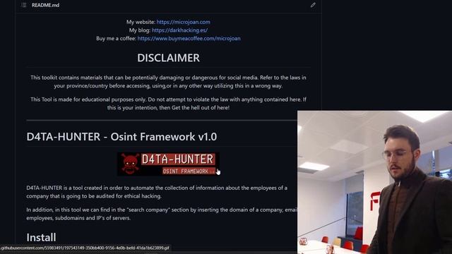 D4TA-HUNTER, Framework OSINT para Kali 2022 | DeepWeb Style смотреть онлайн