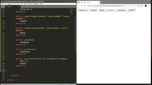 HTML how to add buttons ?️ #9 смотреть онлайн