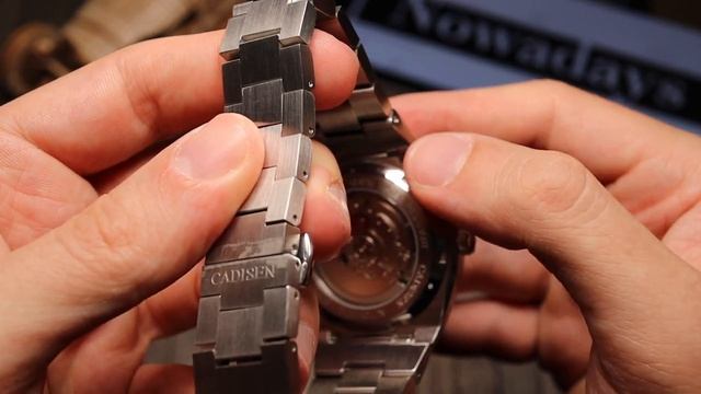 Хомаж Audemars Piguet Royal Oak за 60€ | Обзор часов Cadisen C-8180G на японском калибре Seiko NH35 смотреть онлайн