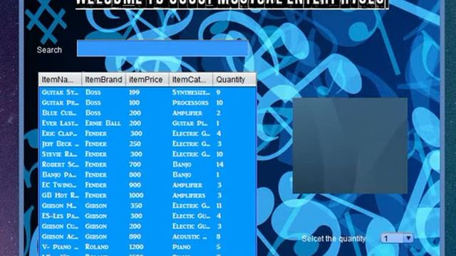 Java Swing Based Music Instruments Purchasing Desktop Application смотреть онлайн