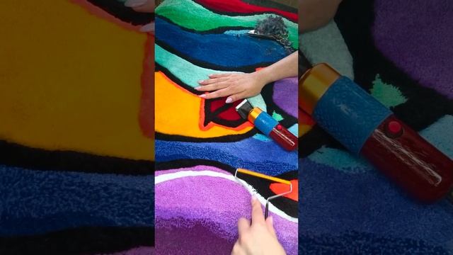 Контуринг тафтингового ковра