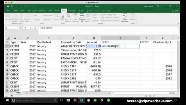 Clean up bank transaction data in Excel to build a pivot table report or import it into QuickBooks смотреть онлайн