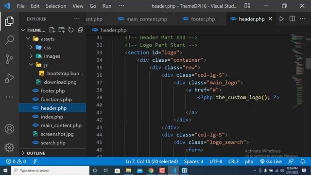 WordPress Theme dynamically development Part 2 смотреть онлайн