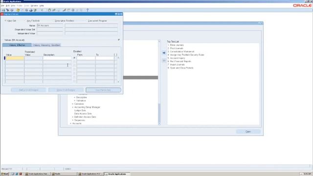 Oracle Tutorials - Chart of accounts - Financials смотреть онлайн