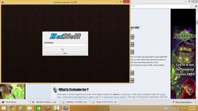 How To Install Minecraft Forge With Optifine And LiteLoader|1.7.10|TheAMCNinja|