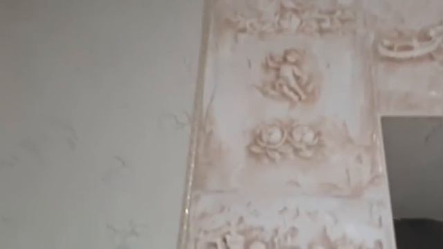 Как мы клеили фотообои... тюль..зеркало... смотреть онлайн