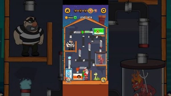 Home Pipe Rescue New Gameplay Walkthrough ♡ Pull The Pipe Mobile Game