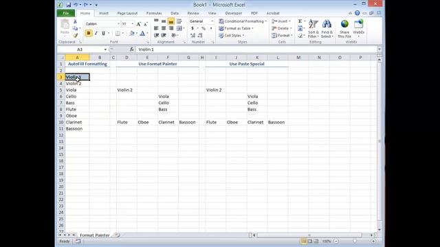 How to Paste the Formatting Only in Excel смотреть онлайн
