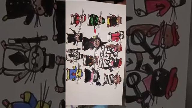 Мой рисунок "Поющие хомяки Gemmy" смотреть онлайн