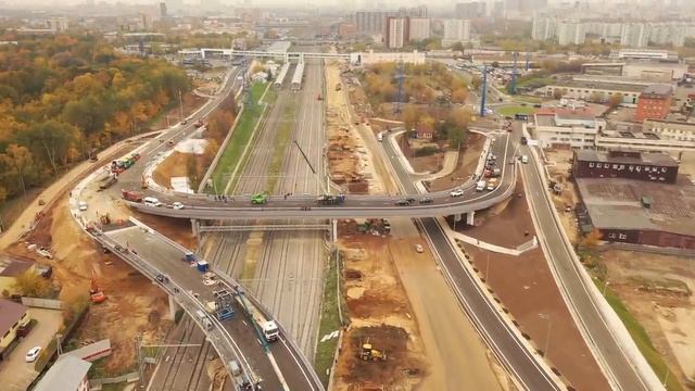 Северо-Восточная хорда от Ботанического сада до Владыкино ЗА СУТКИ ДО ЗАПУСКА 4K 02.10.2021 смотреть онлайн