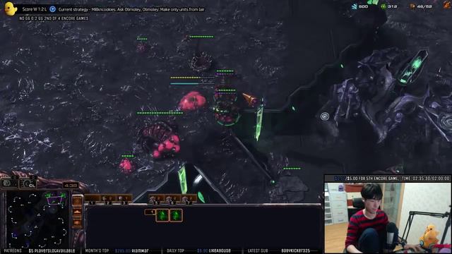StarCraft 2: Only Lair unit in ZvZ смотреть онлайн