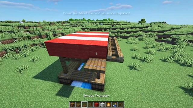 Minecraft: EASY Market Stall Tutorial (How To Build) смотреть онлайн